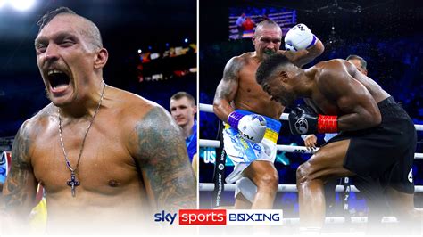 Usyk beats AJ in dramatic rematch .